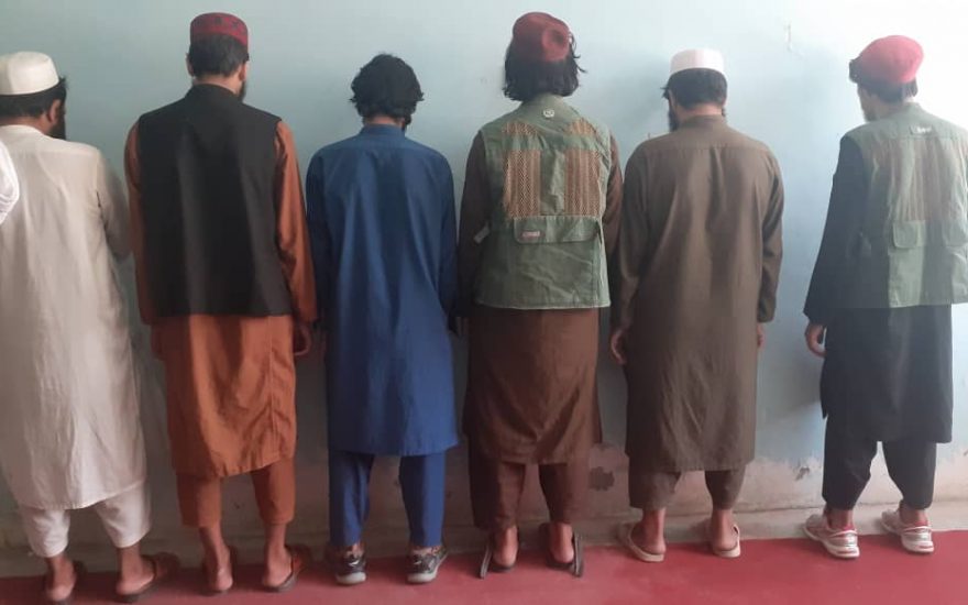 طالبان بازداشت شده