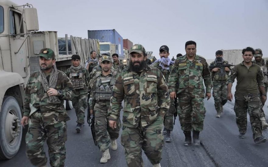 نیروهای امنیتی در غزنی